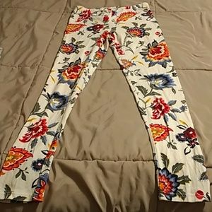 Floral leggings